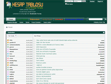 Tablet Screenshot of hesaptablosu.com